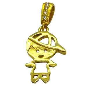 PINGENTE DE MOEDA MENINO